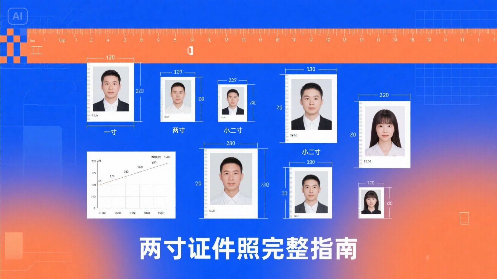 两寸证件照尺寸大小完整指南 - 报名照 - 考试证件照在线制作平台